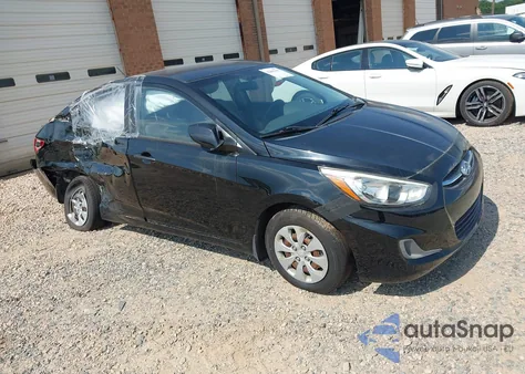 2016 Hyundai Accent Se z USA, uszkodzony, nr VIN KMHCT4AE7GU986647